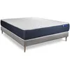 Image de Ensemble Matelas Mémoire De Forme Actimemo Sleep 120x200 5zones De Confort + Sommier Kit Gris