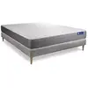 Image de Ensemble Matelas Actimemo Dream Mémoire De Forme 120x200 Cm 5zones De Confort + Sommier Kit Gris