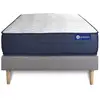 Image de Ensemble Matelas Actimemo Life 80x190 Mémoire De Forme 5zones De Confort + Sommier Kit Gris