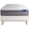 Image de Ensemble Matelas Ressorts Ensachés+mémoire De Forme Actiflex Zen 80x190 Maxi Épaisseur 7zones De Confort + Sommier