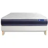 Image de Ensemble Matelas Sommier 120x200 cm - Sommier Blanc (en kit) - Actiflex Morpho