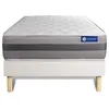 Image de Ensemble Matelas Sommier 80x200 cm - Sommier Blanc (en kit) - Actiflex Relax