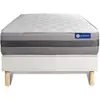 Image de Ensemble Matelas Actiflex Relax Ressorts Ensachés + Mémoire De Forme 80x190 Maxi Épaisseur 5zones Confort + Sommier