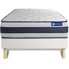 Image de Ensemble Matelas Ressorts Ensachés Et Mémoire De Forme Actiflex Ergo 80x190 Maxi Épaisseur 5zones Confort + Sommier