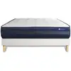 Image de Ensemble Matelas Actiflex Tech 120x190 Mémoire De Forme Maxi Épaisseur 5zones De Confort + Sommier Kit Blanc