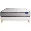 Image de Ensemble Matelas Ressorts Ensachés Et Mémoire De Forme Actiflex Form 120x190 Cm 5zones De Confort + Sommier Kit Bla