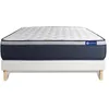 Image de Ensemble Matelas Latex+mémoire De Forme Actilatex Max 120x200 Cm Maxi Épaisseur 7zones De Confort + Sommier Kit Bla