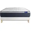 Image de Ensemble Matelas Latex+mémoire De Forme Actilatex Max 120x190 Cm Maxi Épaisseur 7zones De Confort + Sommier Kit Bla