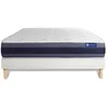 Image de Ensemble Matelas Latex+mémoire De Forme Actilatex Morpho 120x190 Maxi Épaisseur 5zones De Confort + Sommier Kit Bla
