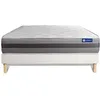 Image de Ensemble Matelas Actilatex Relax Latex Et Mémoire De Forme 120x190 Cm Maxi Épaisseur 5zones De Confort + Sommier Ki