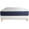 Image de Ensemble Matelas Latex Et Mémoire De Forme Actilatex Sleep 120x200 5zones De Confort + Sommier Kit Blanc