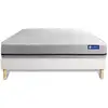 Image de Ensemble Matelas 120x200 Actilatex Soft 3zones De Confort + Sommier Kit Blanc