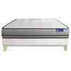 Image de Ensemble Matelas Sommier 120x200 cm - Sommier Blanc (en kit) - Actilatex Night