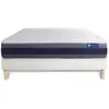 Image de Ensemble Matelas Mémoire De Forme Actimemo Morpho 120x200 Maxi Épaisseur 5zones De Confort + Sommier Kit Blanc