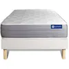 Image de Ensemble Matelas Actimemo Dream Mémoire De Forme 80x190 Cm 5zones De Confort + Sommier Kit Blanc