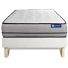Image de Ensemble Matelas Sommier 80x190 cm - Sommier Blanc (en kit) - Actimemo Night