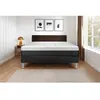 Image de Ensemble Matelas Sommier 160x200 cm - Sommier Noir (en kit) - Vital Form Noir