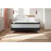 Image de Pack matelas mousse polyuréthane à mémoire de forme avec sommier sommier tapissier en kit 180x200 + couettes et 2 oreillers Souplesse & Soutien