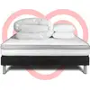Image de Pack Prêt À Dormir 180x200 Cm Mousse Sommier Noir