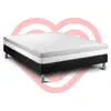 Image de Ensemble Matelas 140x190 Cm Mousse Sommier Noir
