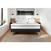 Image de Pack lit complet - Matelas 160x200 cm + Sommier tapissier à lattes (en kit) + 2 oreillers + Couette - Vital Spa Noir