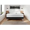 Image de Pack lit complet 140x190 cm - Matelas + Sommier Noir (en kit) + 2 oreillers + Couette - Vital Spa Noir