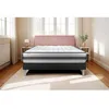 Image de Ensemble Matelas Sommier 200x200 cm - Sommier Noir (en kit) - Vitalpower Recover Noir