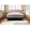 Image de Ensemble Matelas Sommier 140x190 cm - Sommier Noir (en kit) - Vitalpower Recover Noir