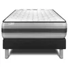 Image de Ensemble Matelas Sommier 90x200 cm - Sommier Noir (en kit) - Vitalpower Recover