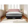 Image de Ensemble matelas ressorts ensachés et mémoire de forme avec sommier 2x90x200 Aération optimale