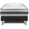 Image de Ensemble Matelas Sommier 90x190 cm - Sommier Noir (déjà monté) - Vitalpower Recover Noir