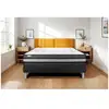 Image de Ensemble matelas mousse polyuréthane à mémoire de forme avec sommier 200x200 Nuits paisibles