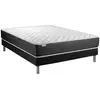 Image de Ensemble matelas mousse polyuréthane à mémoire de forme avec sommier 180x200 Confort sur mesure