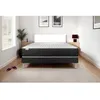 Image de Ensemble Matelas Sommier 140x190 cm - Sommier Noir (déjà monté) - Vitalmemo One Noir