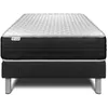 Image de Ensemble Matelas Sommier 90x190 cm - Sommier Noir (déjà monté) - Vitalmemo One Noir