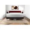 Image de Ensemble matelas mousse polyuréthane à mémoire de forme avec sommier 2x90x200 Marque Française
