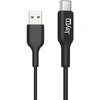 Image de Câble De Charge Et Synchronisation De Donnée Usb Vers Type-c 2,4a 1m Noir Jaym