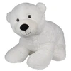 Image de Peluche Géante Ours Polaire Blanc Pompon 100 Cm - Grand Ours 1 Mètre - Nicotoy