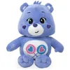 Image de Peluche Bisounours Tougentille Mauve Avec 2 Coeurs 28 cm - Peluche Licence - Doudou Enfant - Ours
