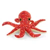 Image de Peluche Pieuvre Rouge Orange 25 Cm - Poulpe - Cuddlekins - Wild Republic - 16263
