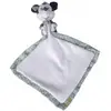 Image de Minnie Grand Doudou Plat Vert Et Blanc 25 X 25 Cm - Peluche Disney - Nicotoy