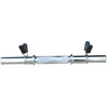 Image de Barre d'haltères 2kg + 2 stop disques Sporti Argenté 38 cm 062779