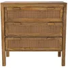 Image de Commode en cannages et bois 3 tiroirs - Tiki - Maison Pavane