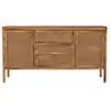 Image de Buffet en cannage et bois 2 portes 3 tiroirs-tiki Tiki