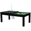 Image de Table de billard convertible noire tapis vert-eddie Eddie