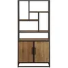Image de Etagère en bois de cèdre recyclé et métal - Raffi - Maison Pavane