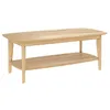 Image de Table basse rectangulaire en bois clair - Sadi - Maison Pavane