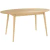 Image de Table ovale 6 personnes en bois clair 150 cm - Eddy - Maison Pavane