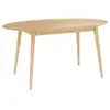 Image de Table ovale 6 personnes en bois clair 150 cm-eddy Eddy