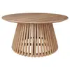 Image de Table basse ronde en bois clair d'acacia d80 cm-képès Képès